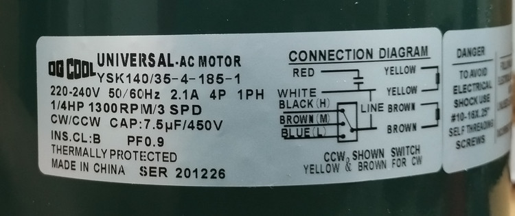 مشخصات فنی فن
