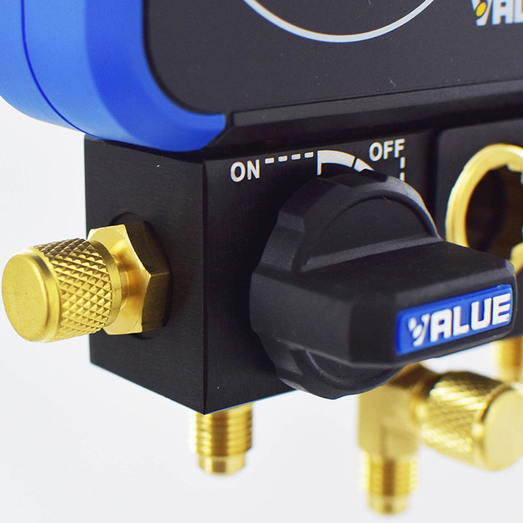 گیج منیفولد دوقلو نیم دور