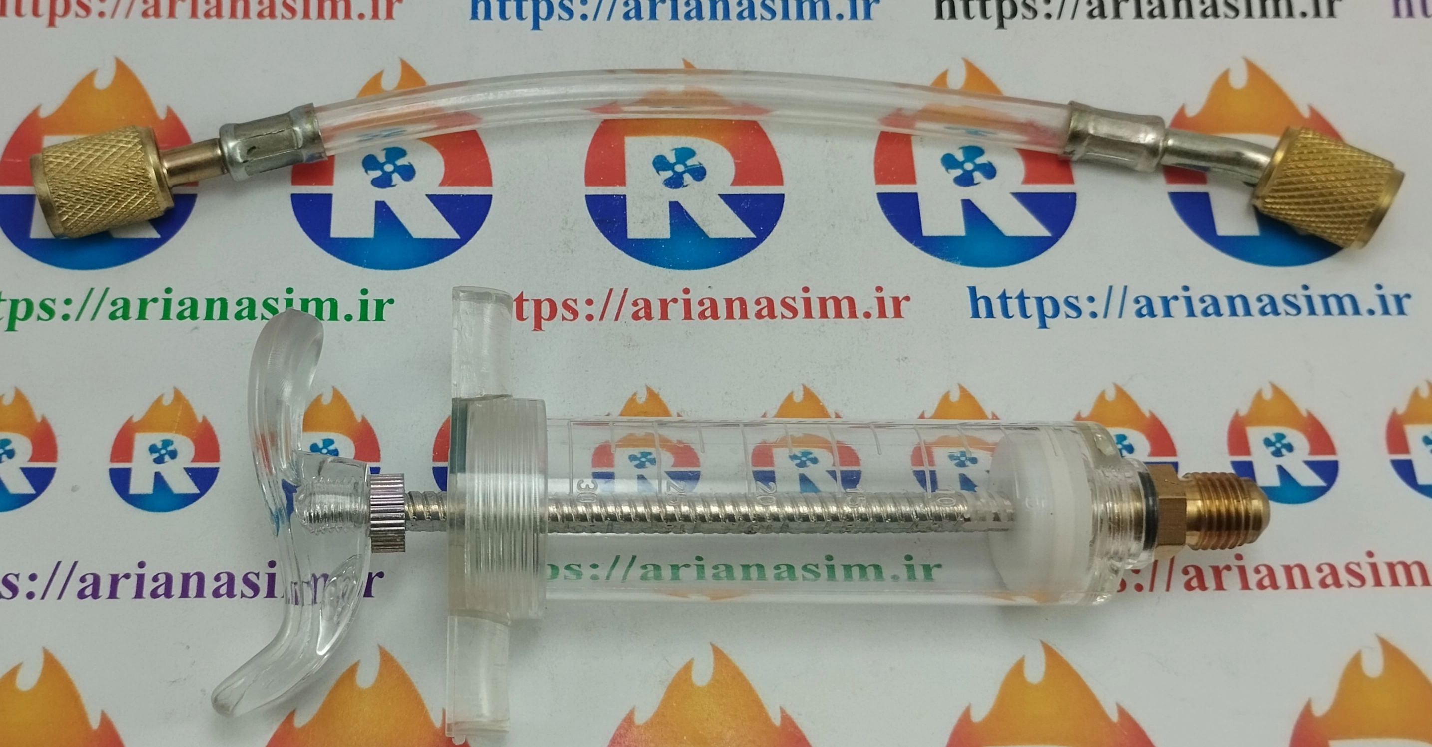 سرنگ تزریق روغن کمپرسور
