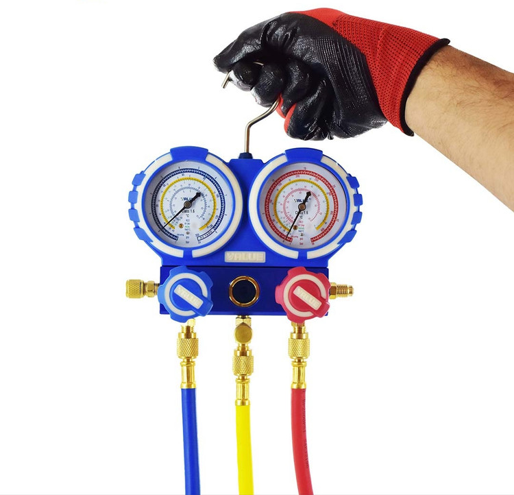 ست کامل گیج منیفولد دوقلو