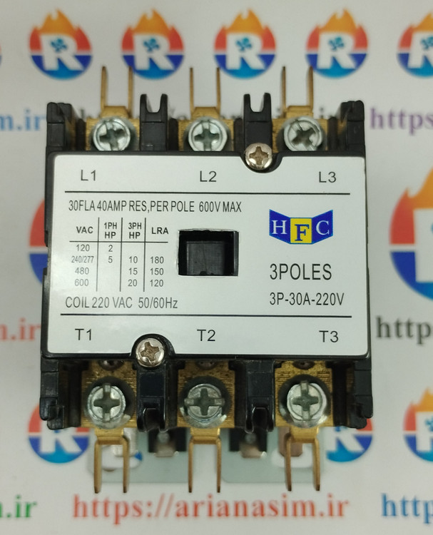 کنتاکتور سه پل