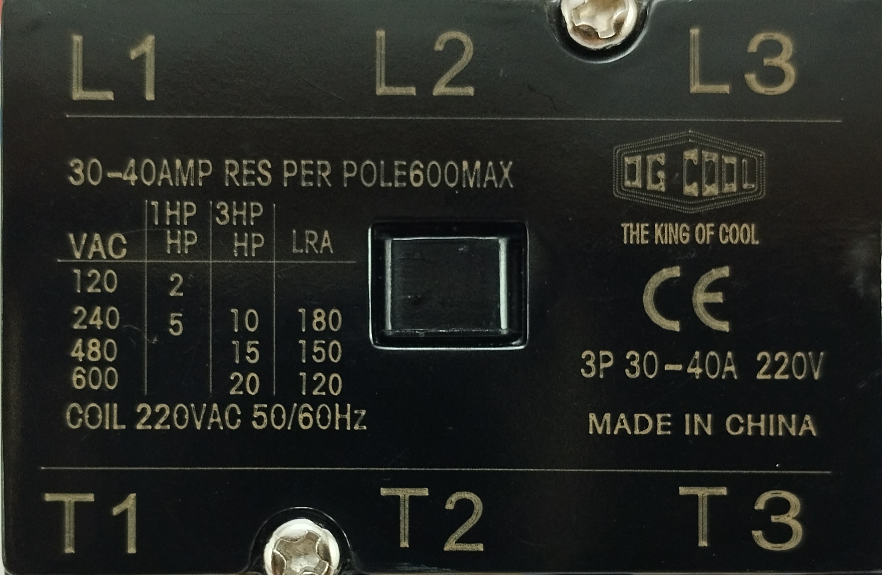 کنتاکتور سه پل