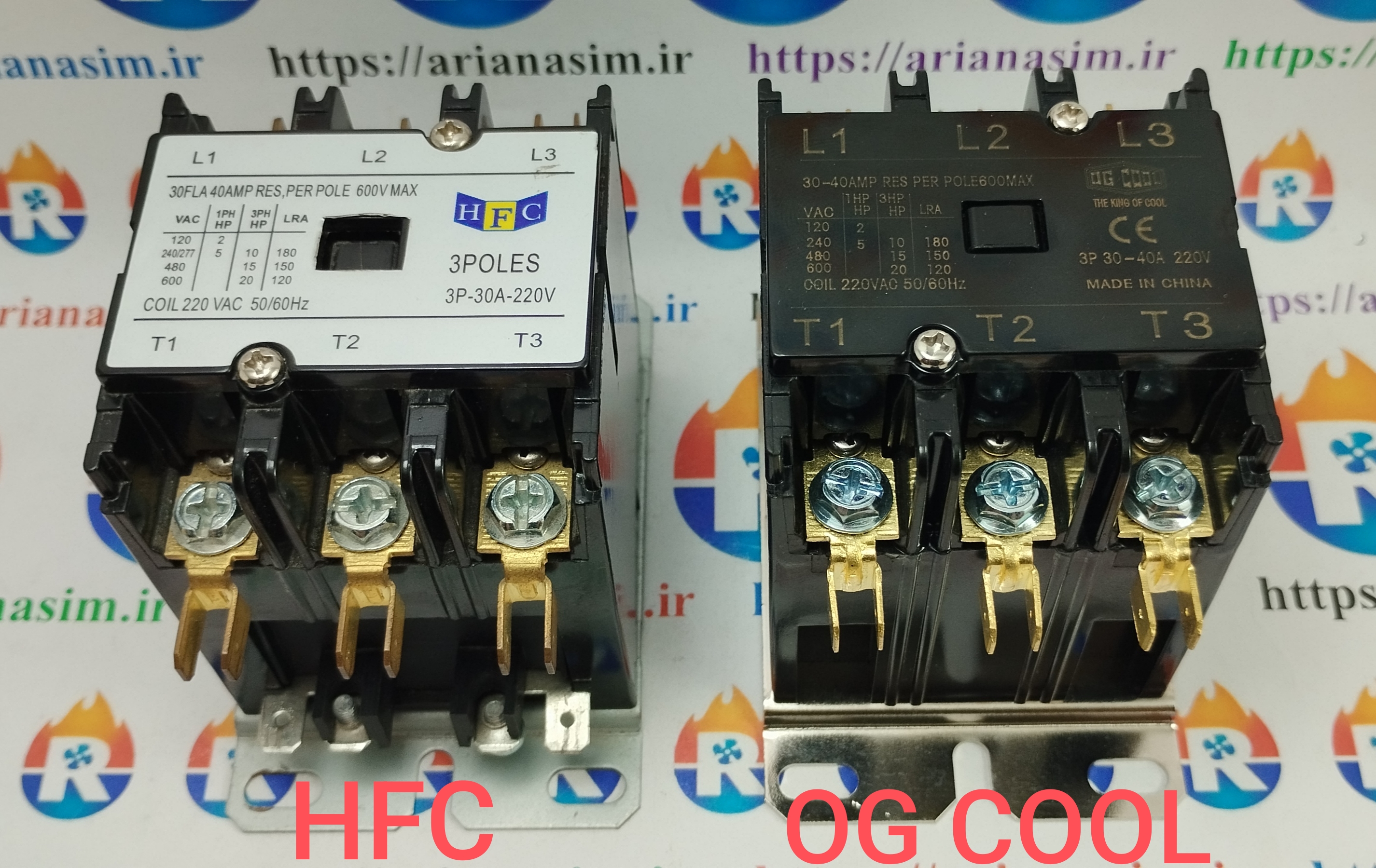 مقایسه کنتاکتور