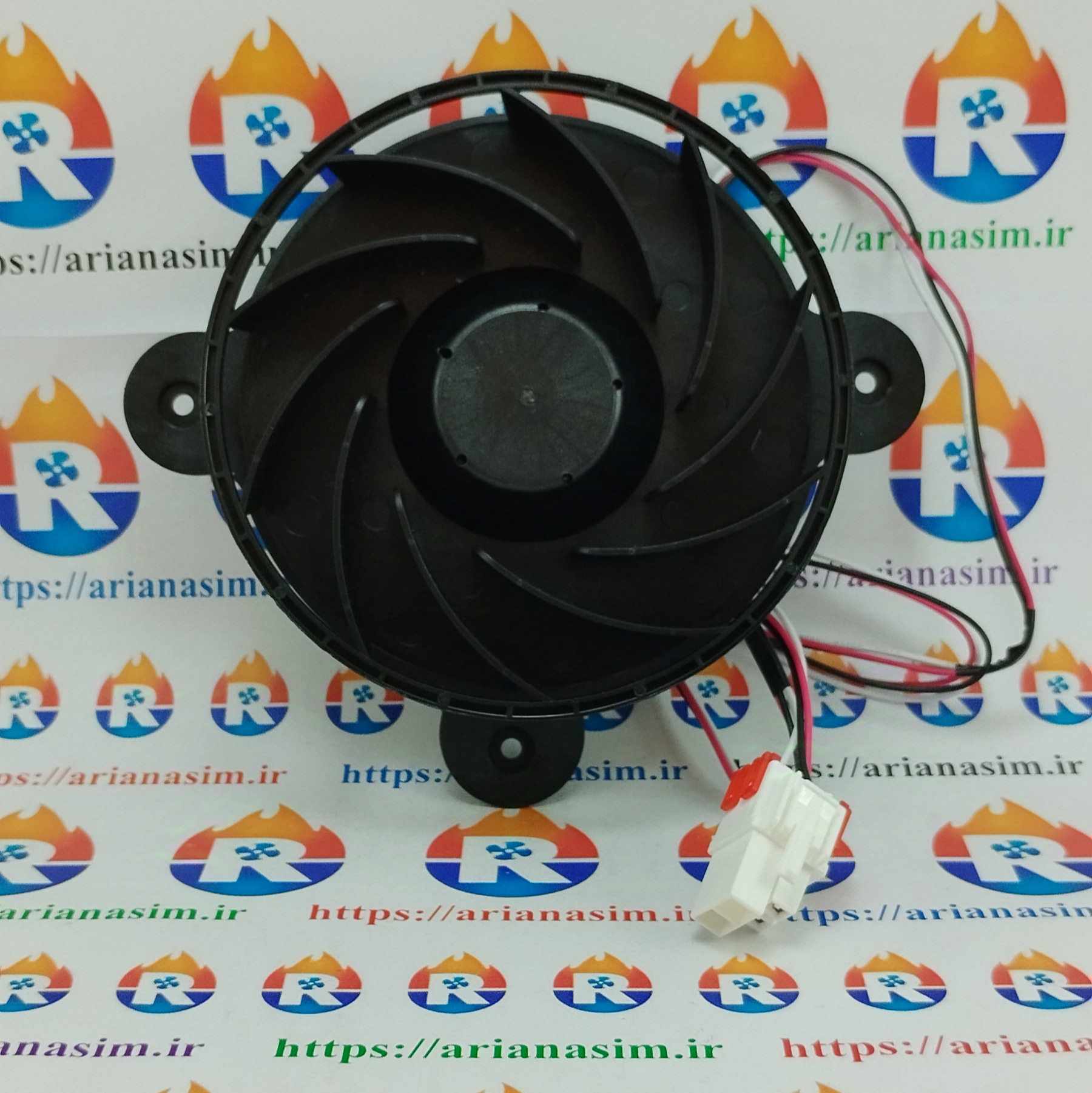 فن توربینی یخچال فریزر و ساید برندهای سامسونگ ، بوش ، ال جی ، کلور ، امرسان 12 ولت مدل توربینی