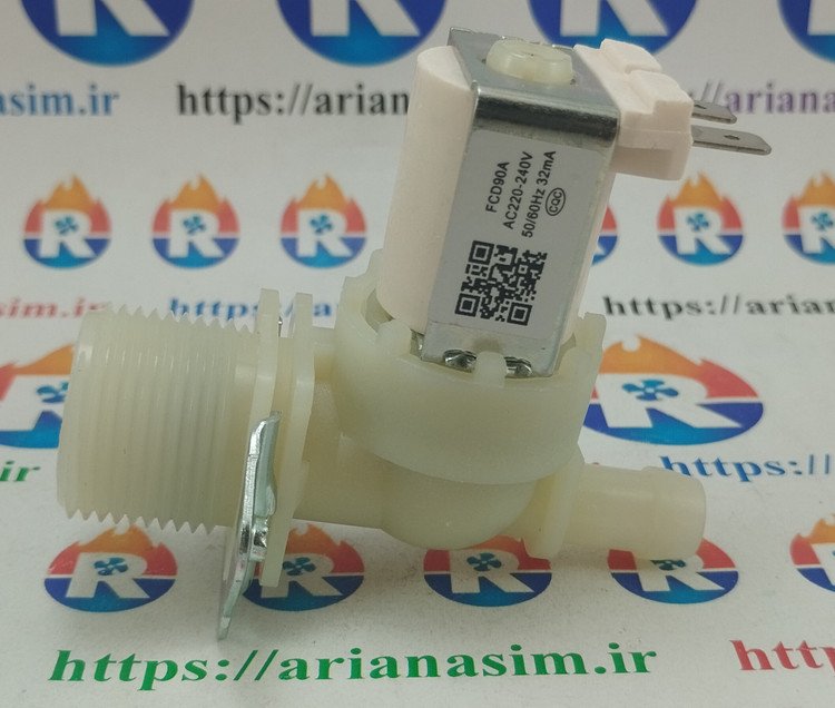 شیر برقی لباسشویی تک قلو ۱۸۰ درجه