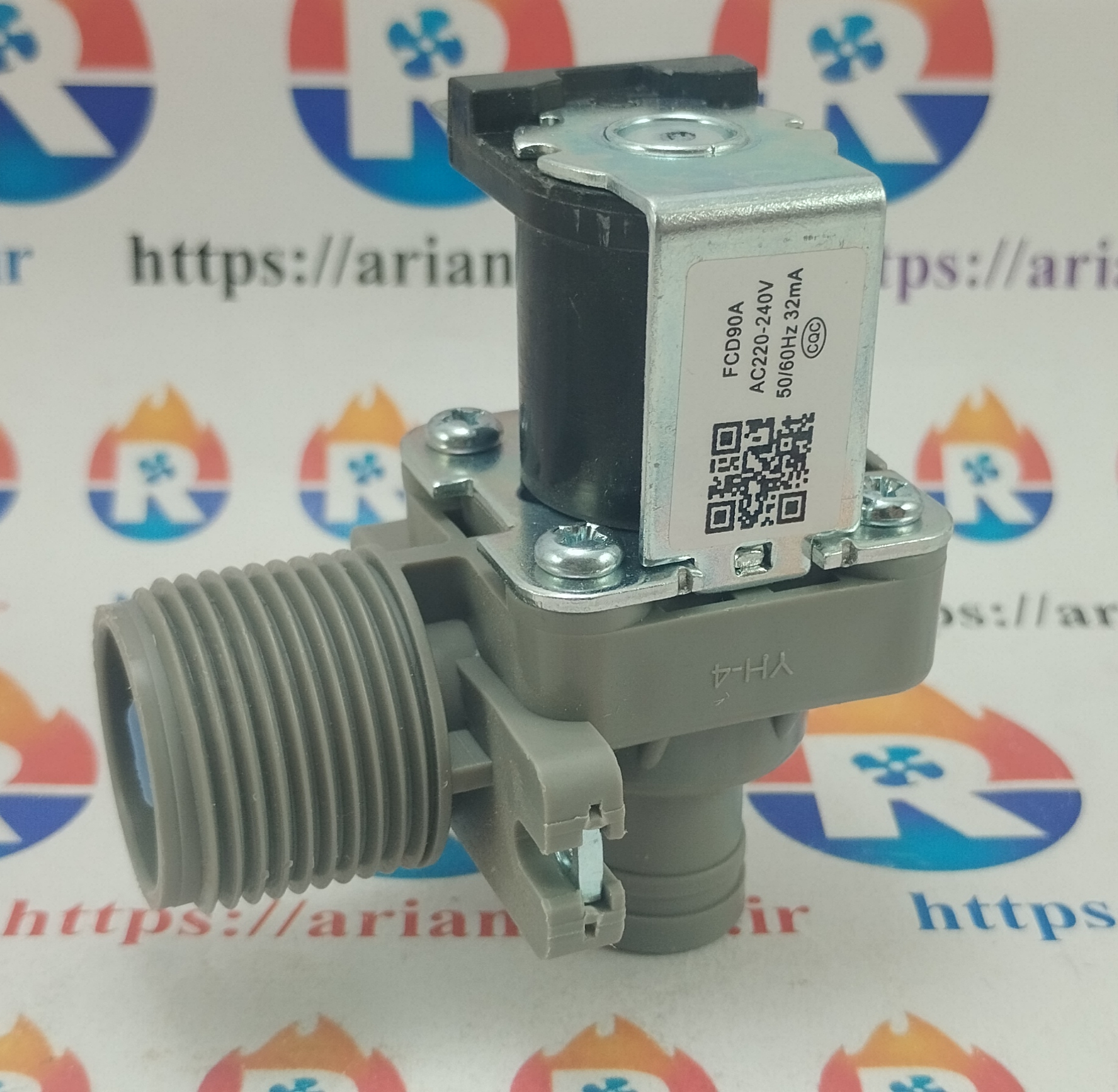 شیر برقی تک 90 درجه توشیبا ماشین لباسشویی درب بالا