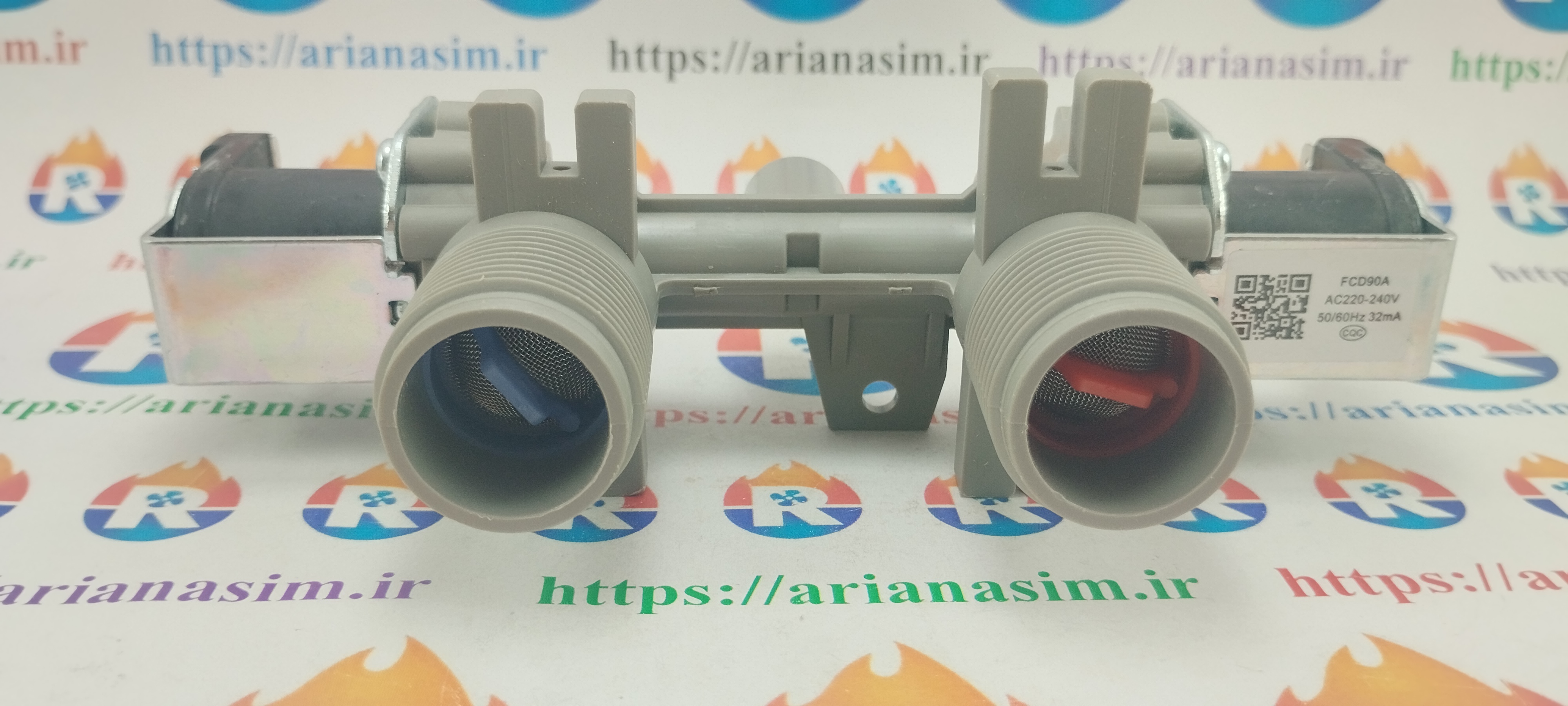 شیر برقی لباسشویی ال جی، دو قلو، درب بالا، کد G1692، قطعه یدکی