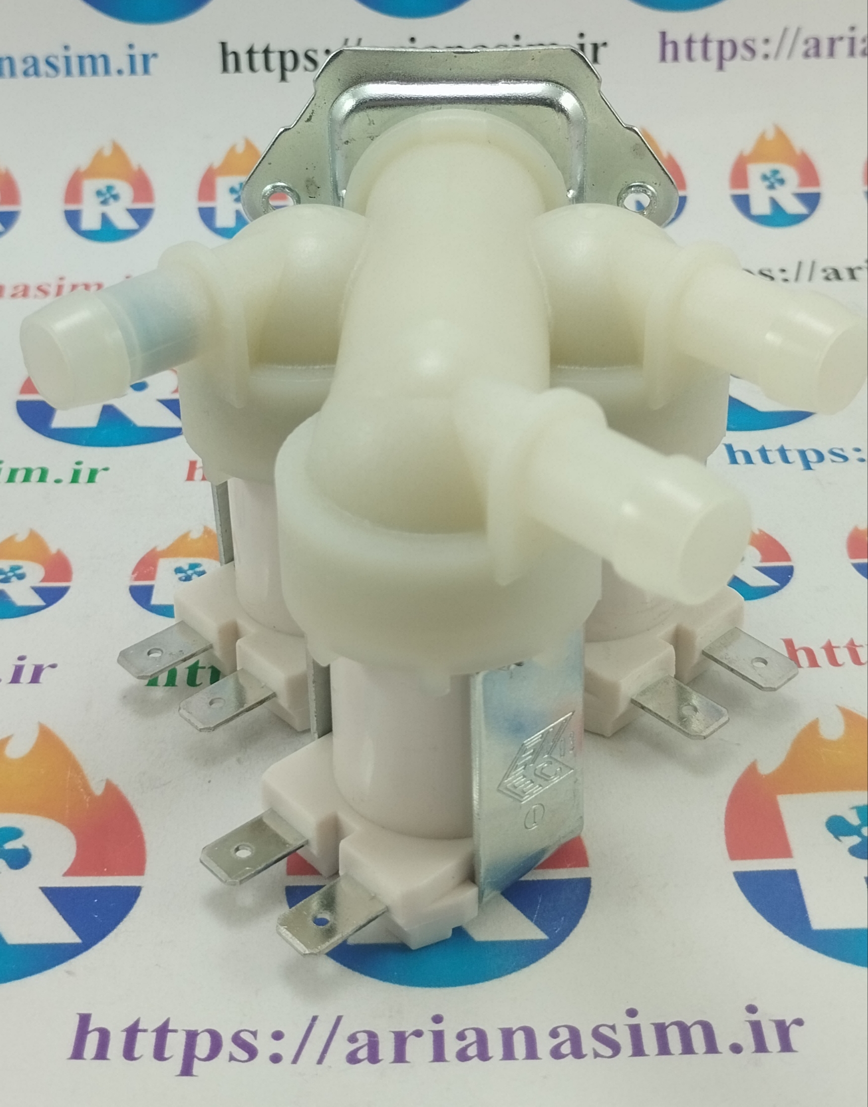 شیر برقی سه قلو ماشین لباسشویی مدل پا مرغی