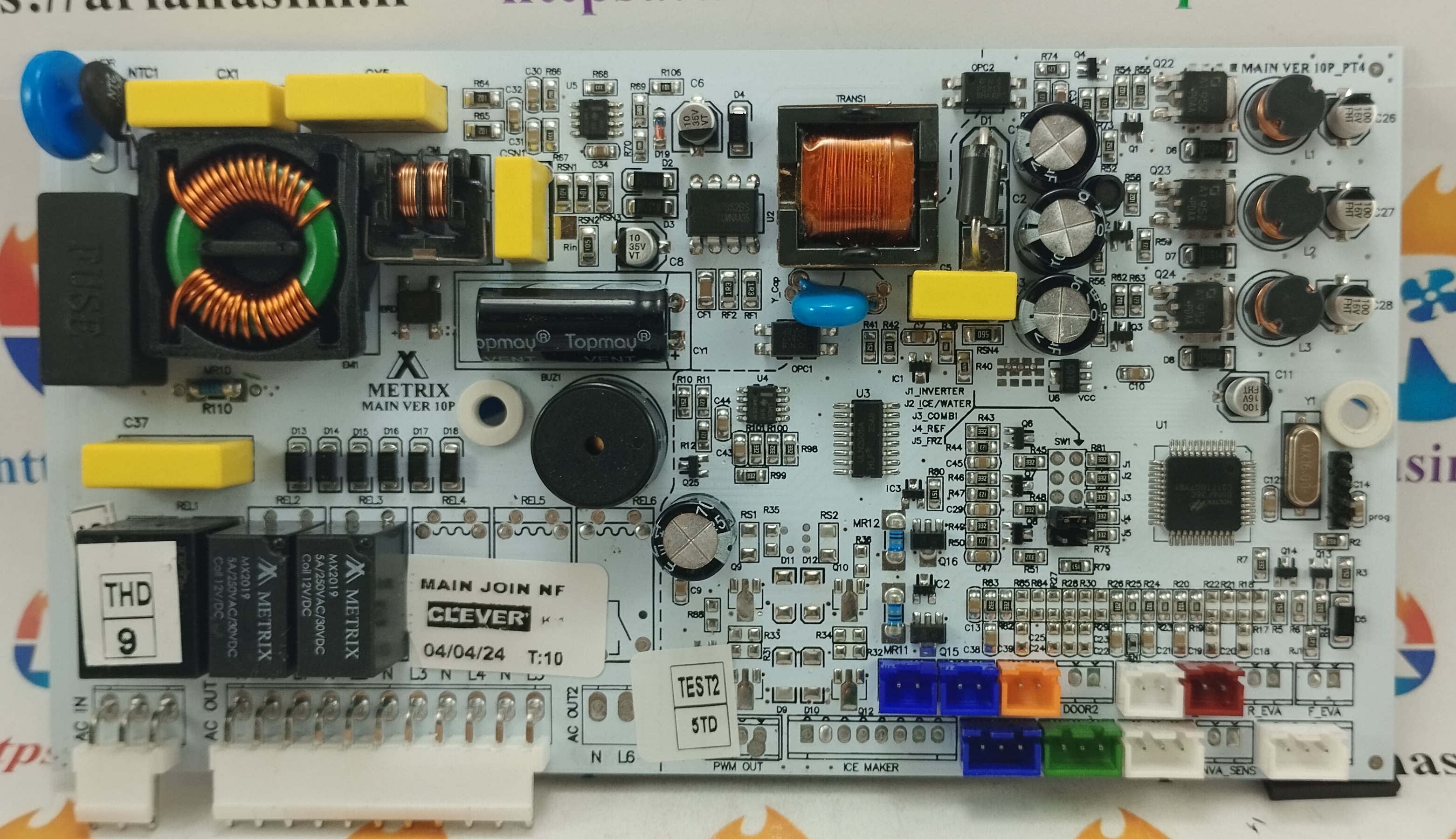 برد کنترل یخچال یا فریزر برند کلور