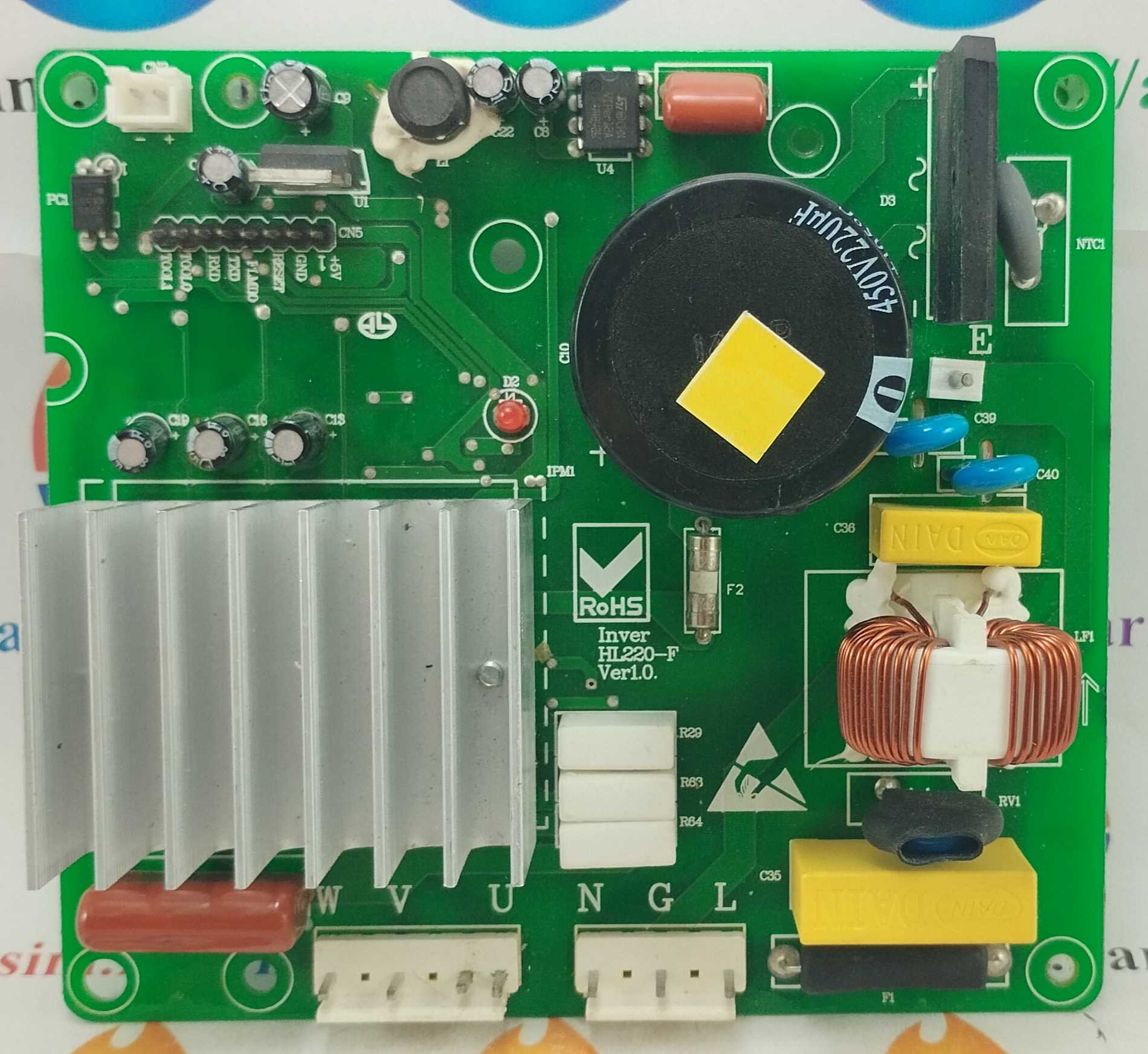 برد کنترل اینورتر کمپرسور یخچال فریزر بکو، کنوود و مدل های مشابه