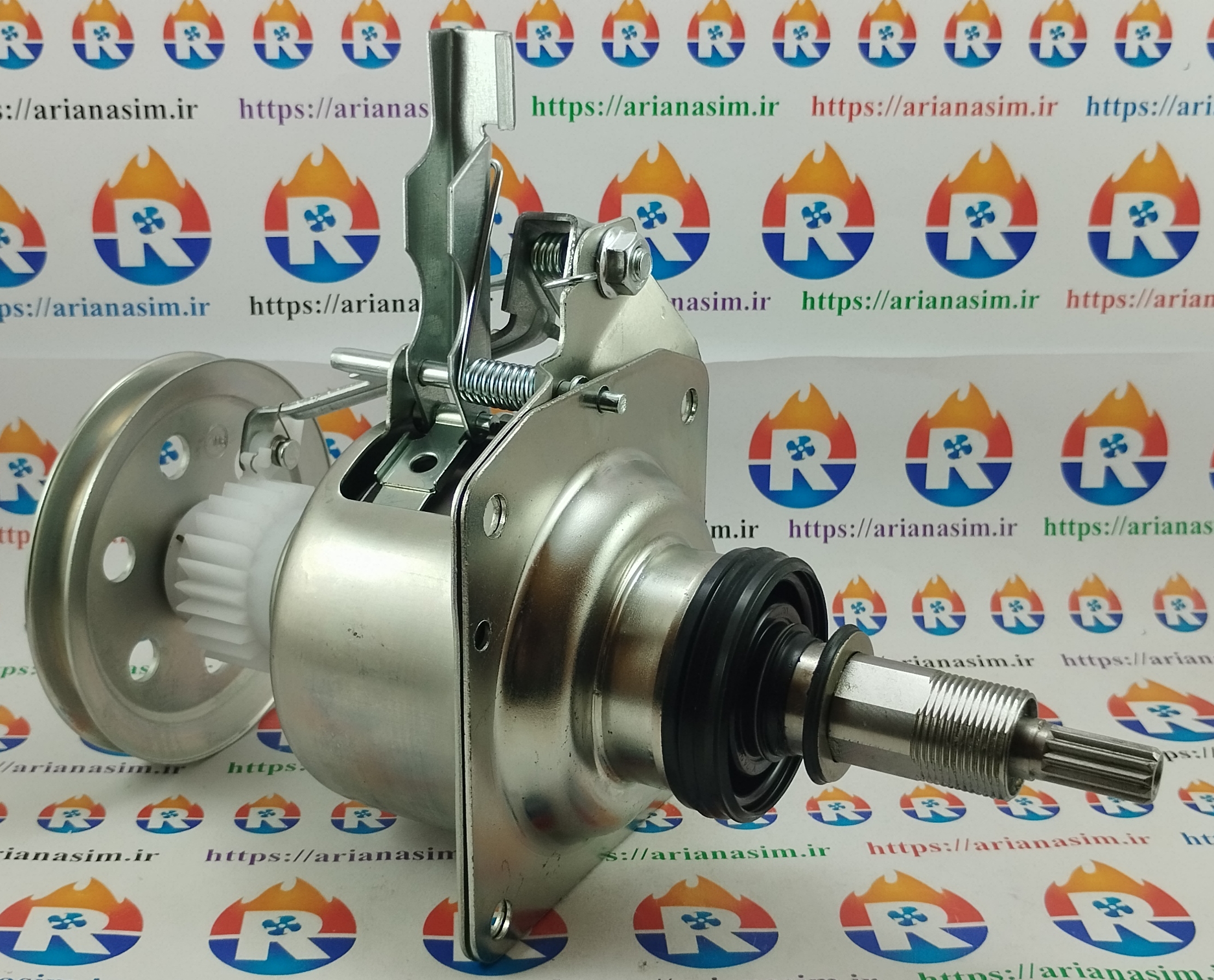 گیربکس لباسشویی ال جی درب از بالا، شفت هزار خار، ظرفیت 12 کیلوگرم