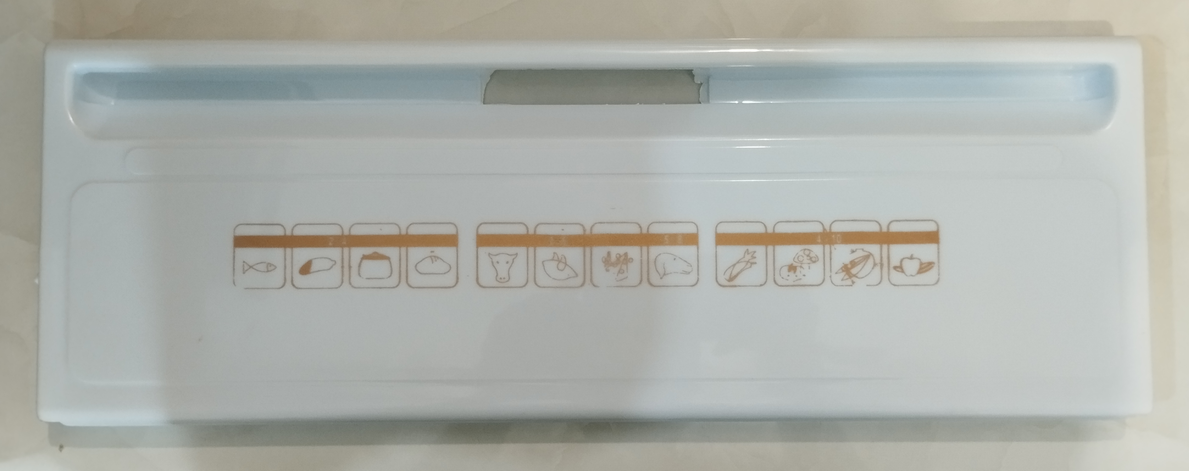 درب سبد کشو فریزر پارس سفید