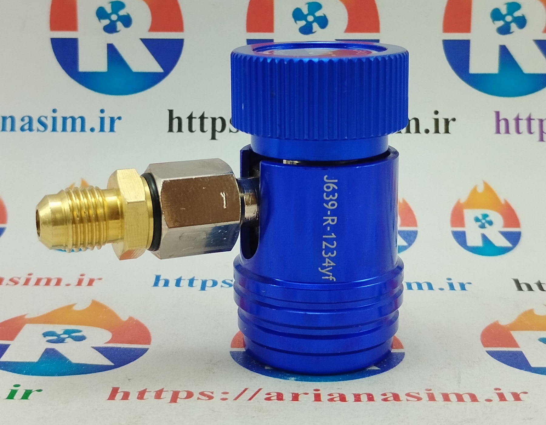 کوپلینگ شارژ گاز کولر اتومبیل فشار پایین گاز مبرد R1234yf