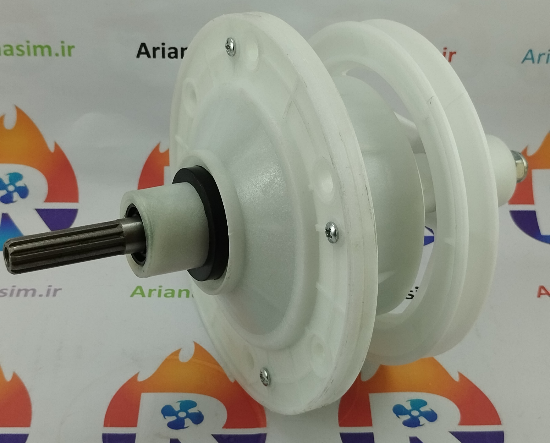 گیربکس ماشین لباسشویی دوقلو پاکشوما 1۵ کیلو 11 شیار 43mm
