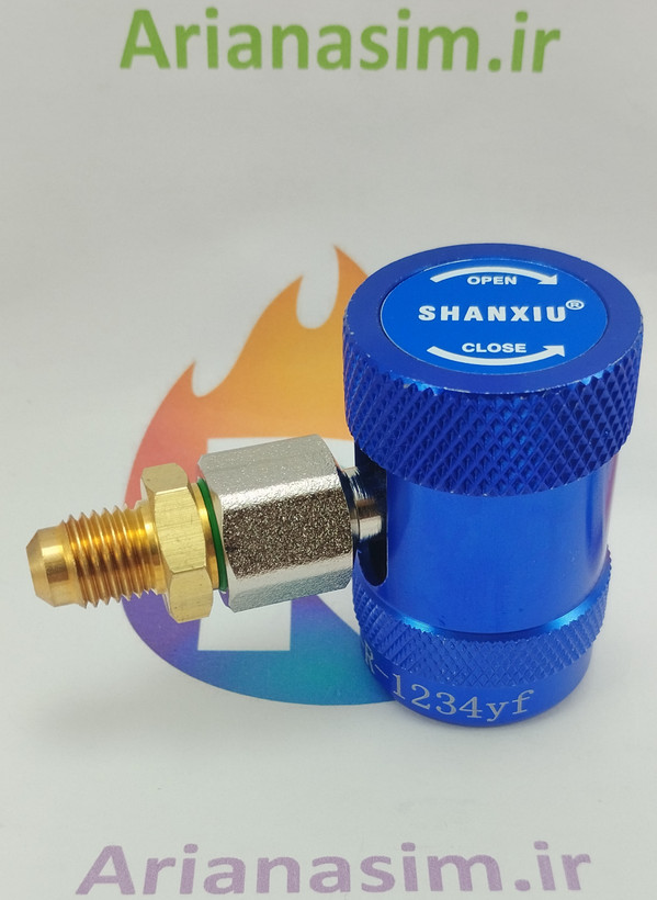 کوپلینگ شارژ گاز کولر اتومبیل فشار پایین گاز مبرد R1234yf برند SHANXIU